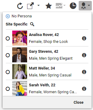Selecting Customer Personas to test Personalized Content and User Segment documents