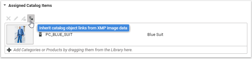 Picture linked to XMP Product Reference