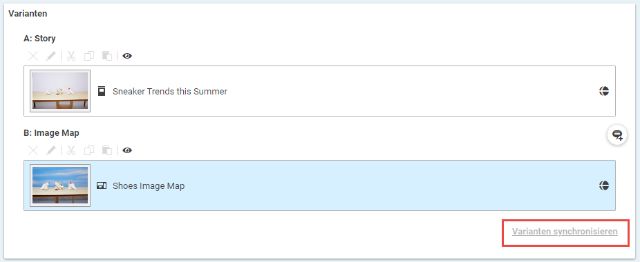Varianten synchronisieren