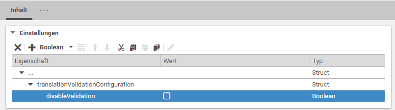 Workflow Validierung deaktivieren für einen Übersetzungs-Workflow