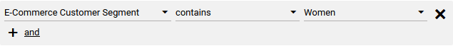 Commerce segment condition example