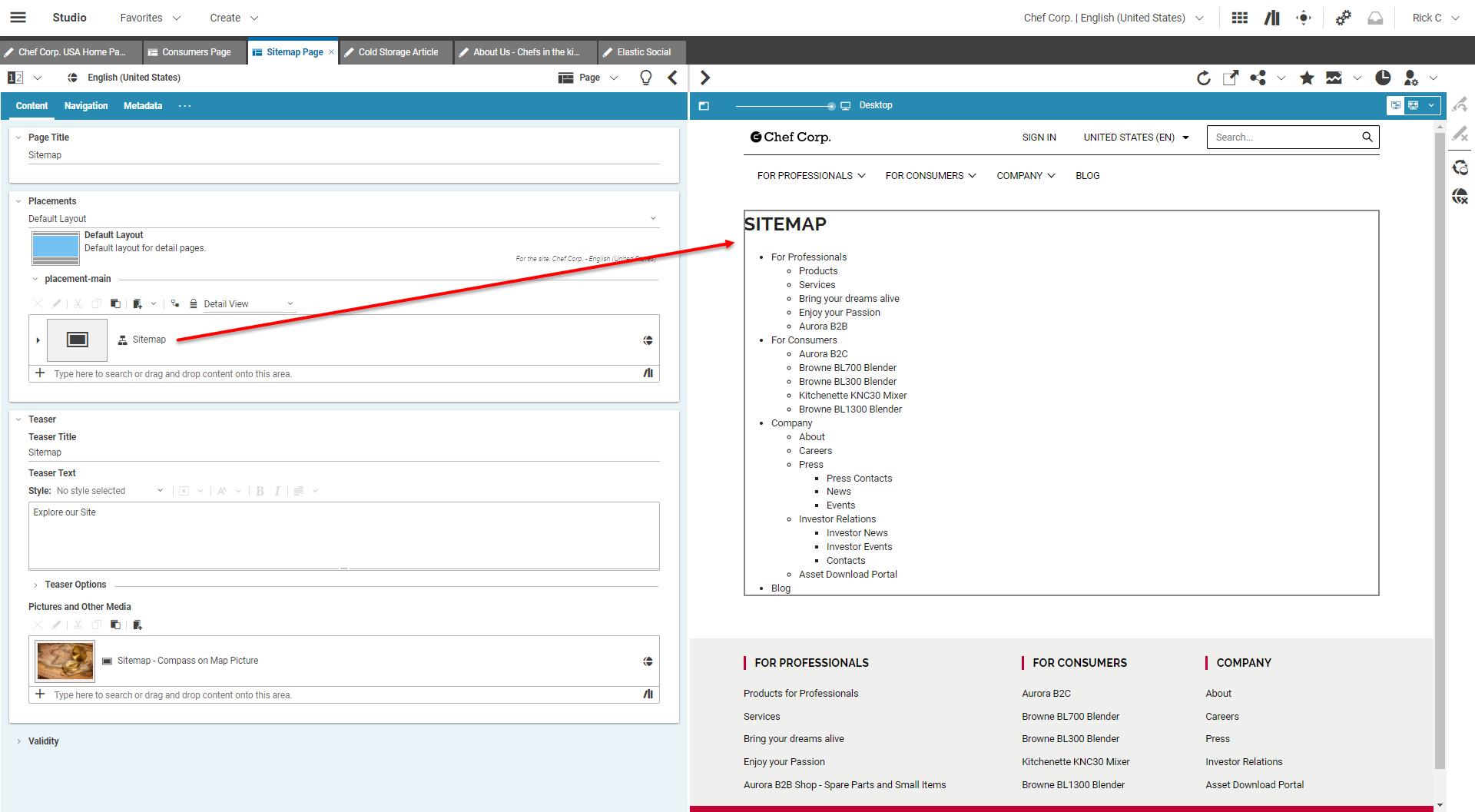 Adding a Sitemap