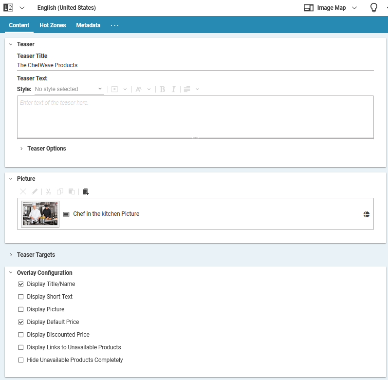 Configuring image maps