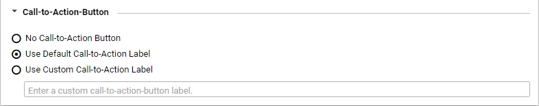 Call-to-Action-Button editor