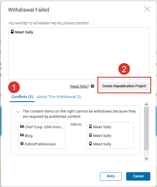 Withdrawal error window