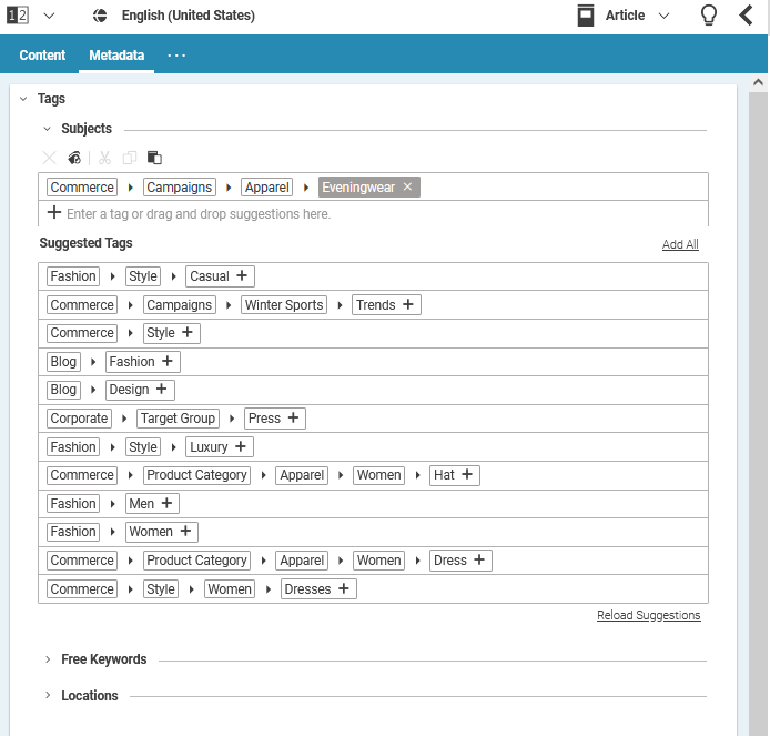 Taxonomy Property Editor