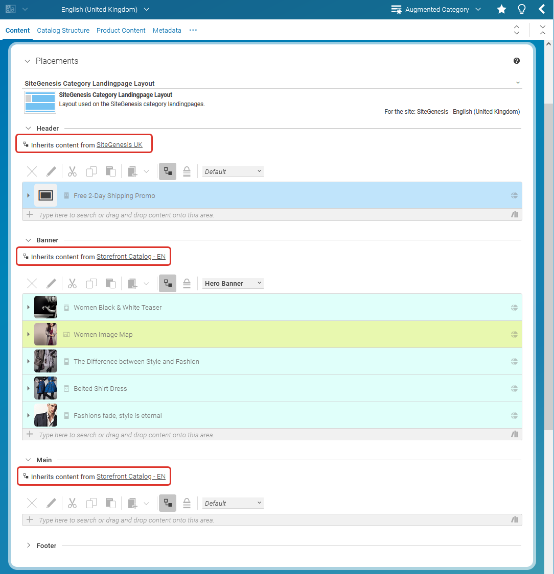 Newly created augmented category