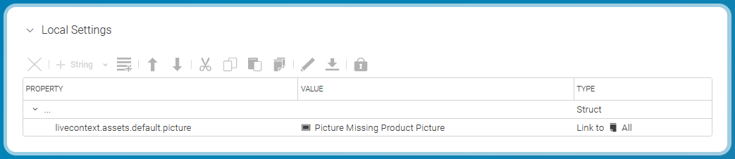 Set default catalog picture in Studio