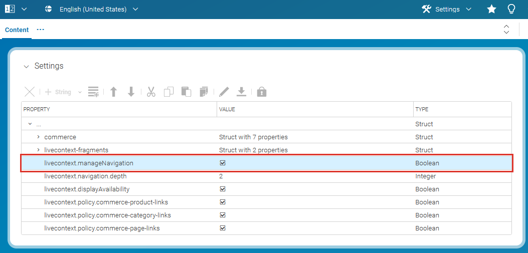 Enabling editing of navigation