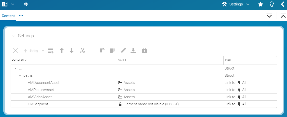 Folder paths in Content Creation content