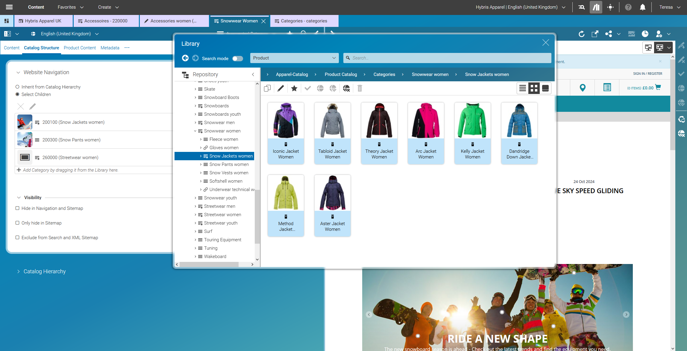Product Catalog Access within CoreMedia Studio – incl. Product Variant Support