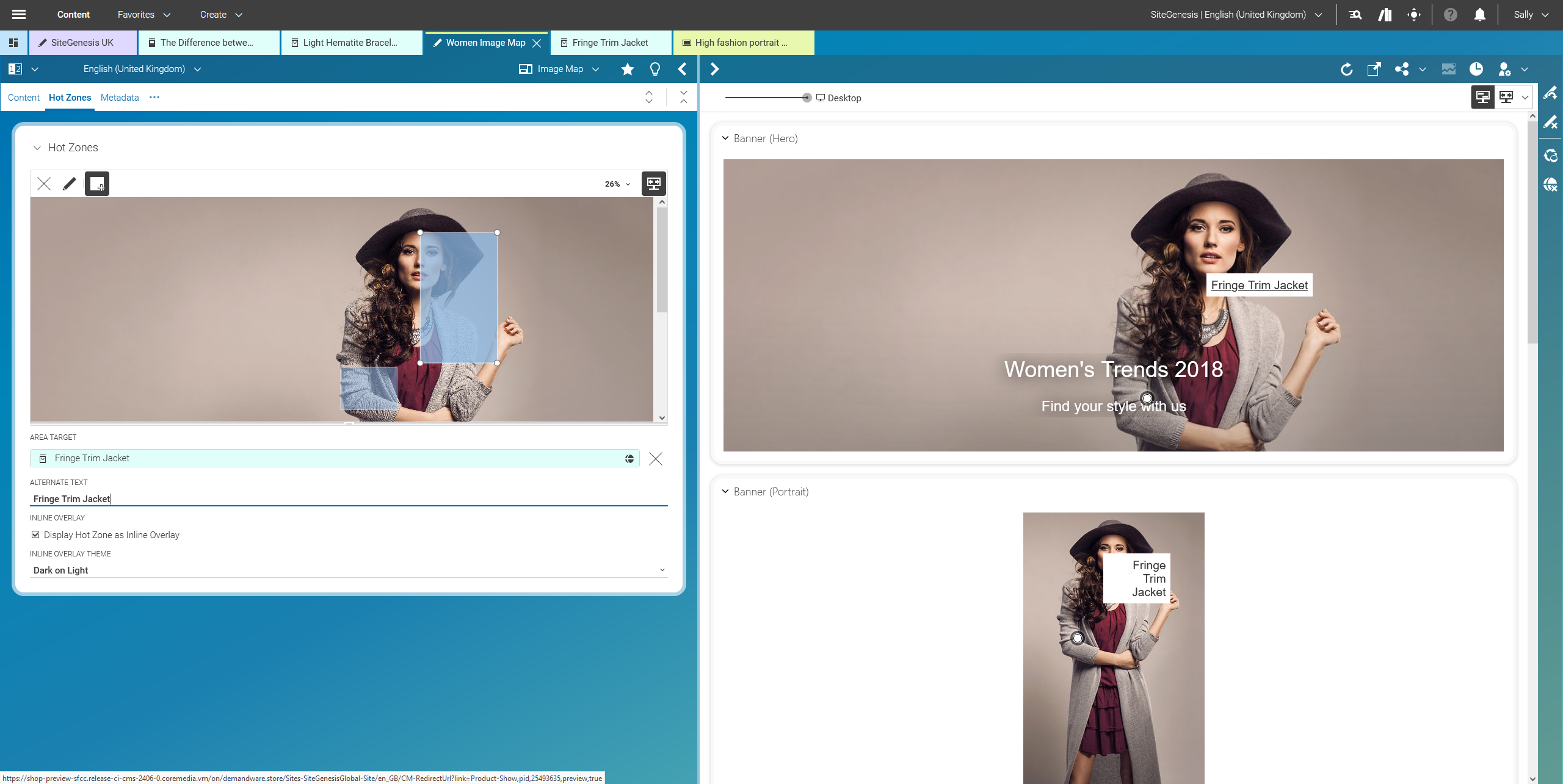 Shoppable Images – Creating Hot Zones within Images