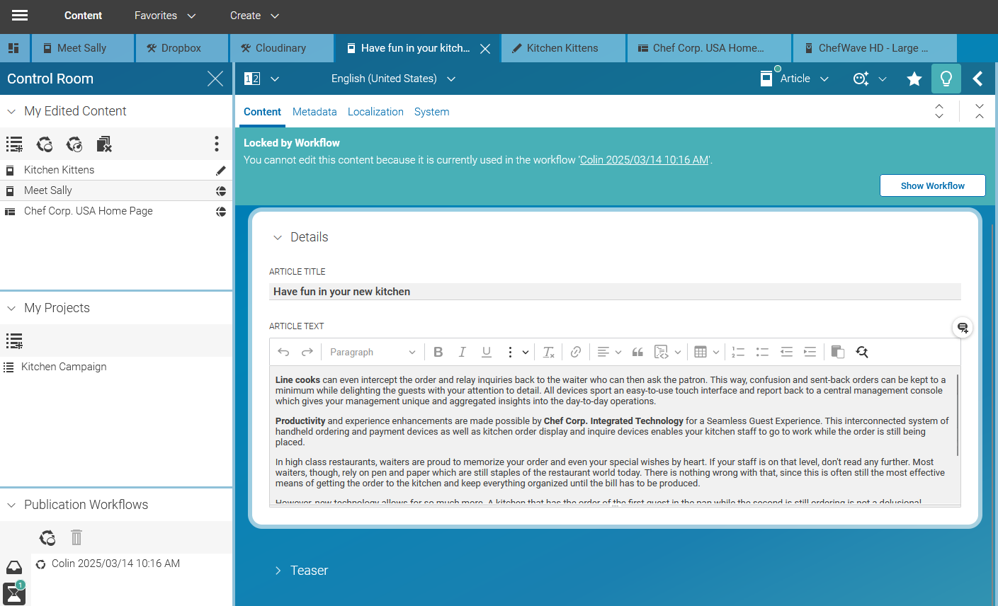 Pending scheduled workflow