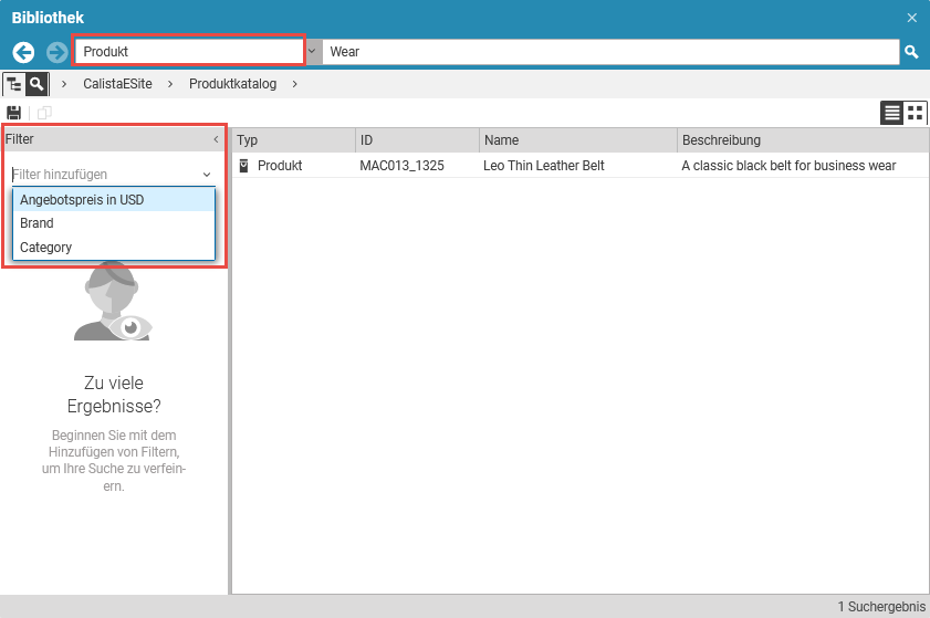 Suche nach Produkten