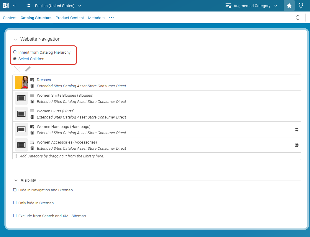 Make navigation editable