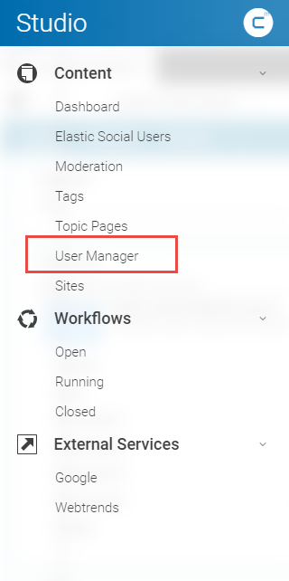 Open User Manager
