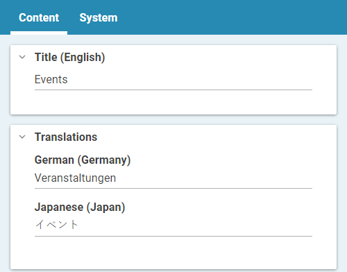 Taxonomy Localization Form