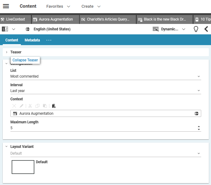 Dynamic Elastic Social List