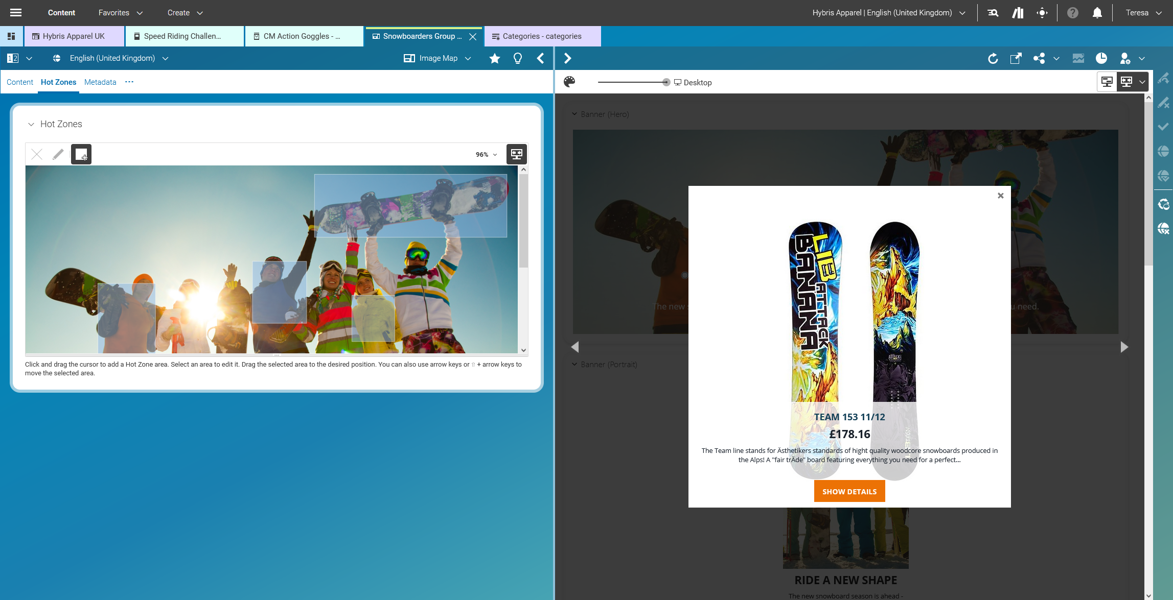Shoppable Images – Creating Hot Zones within Images