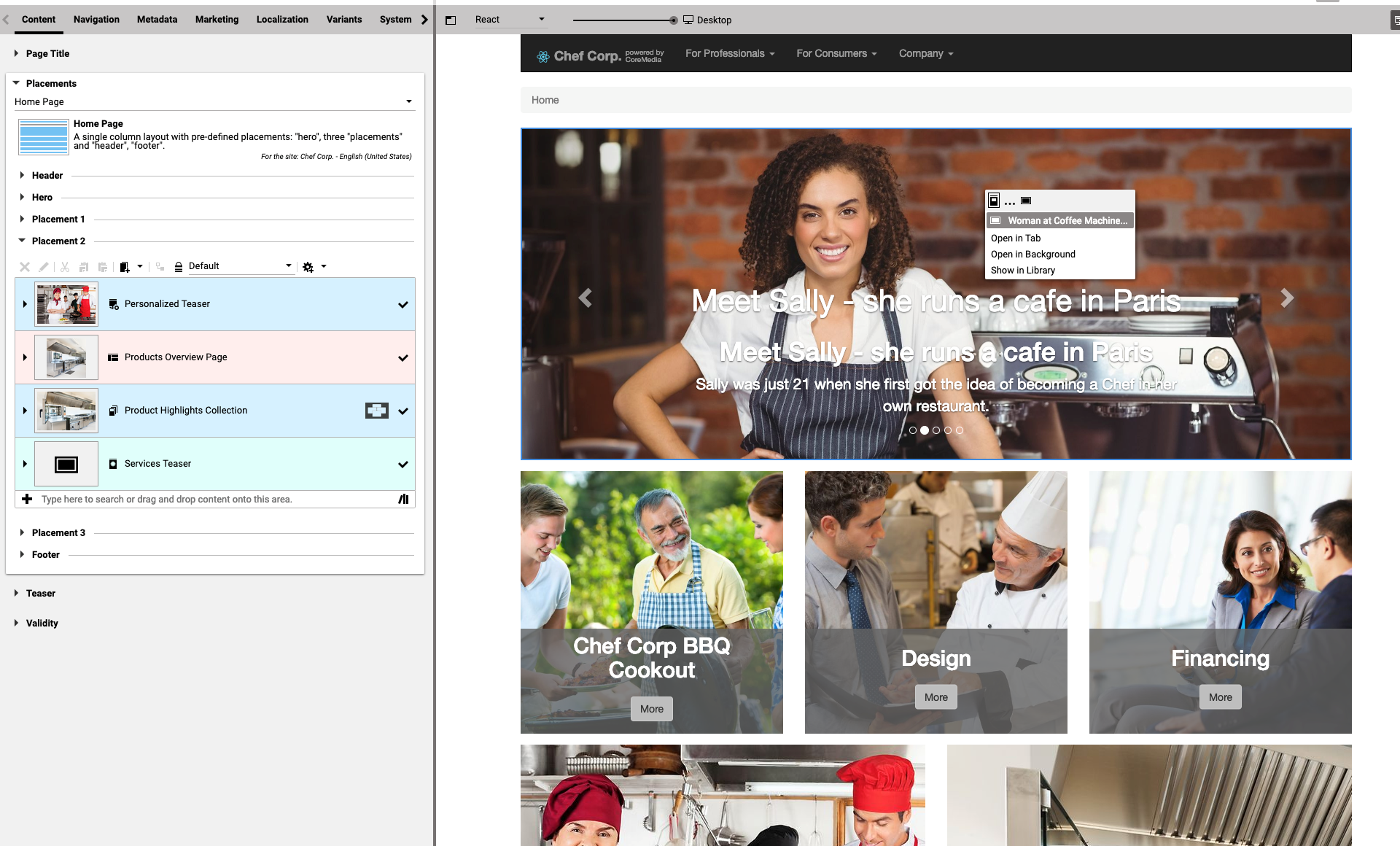 Integration of Single-Page-Applications (Headless Mode)