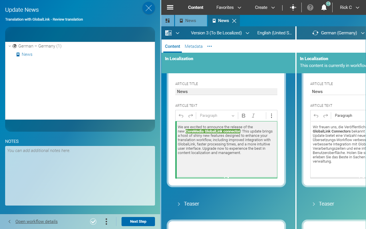 Translation is finished