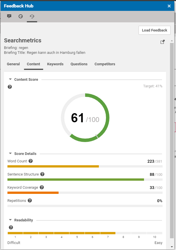 Overall Scoring Overview