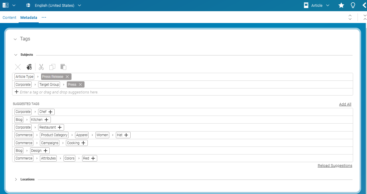 Taxonomy Property Editor