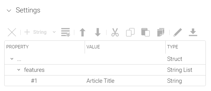 Studio Feature Settings