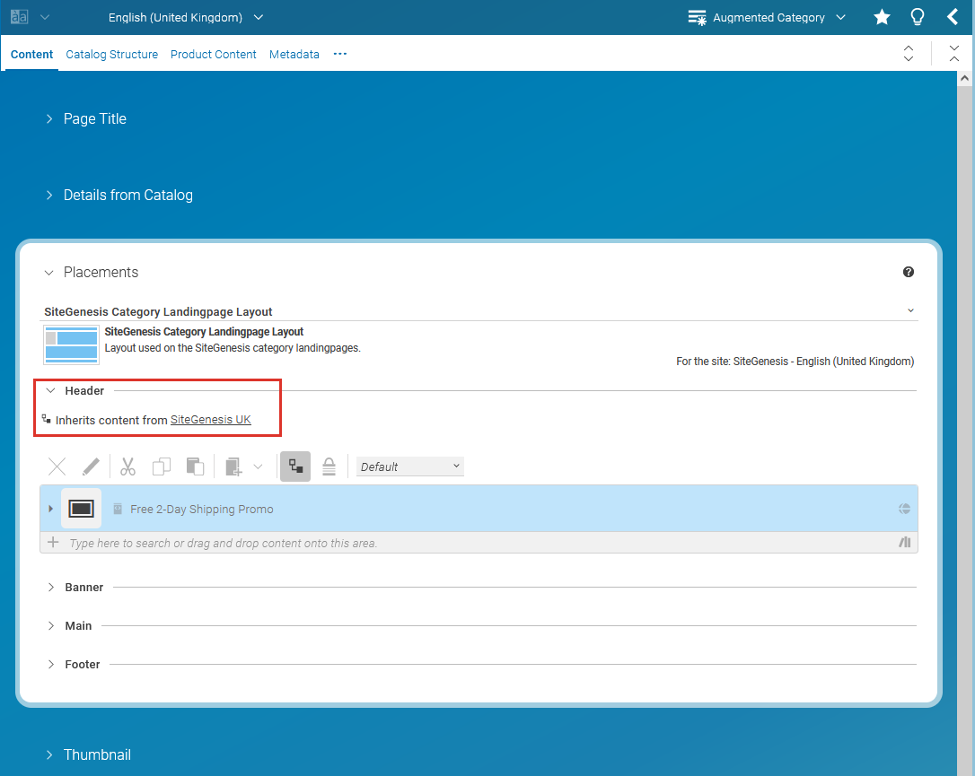 Newly created augmented category