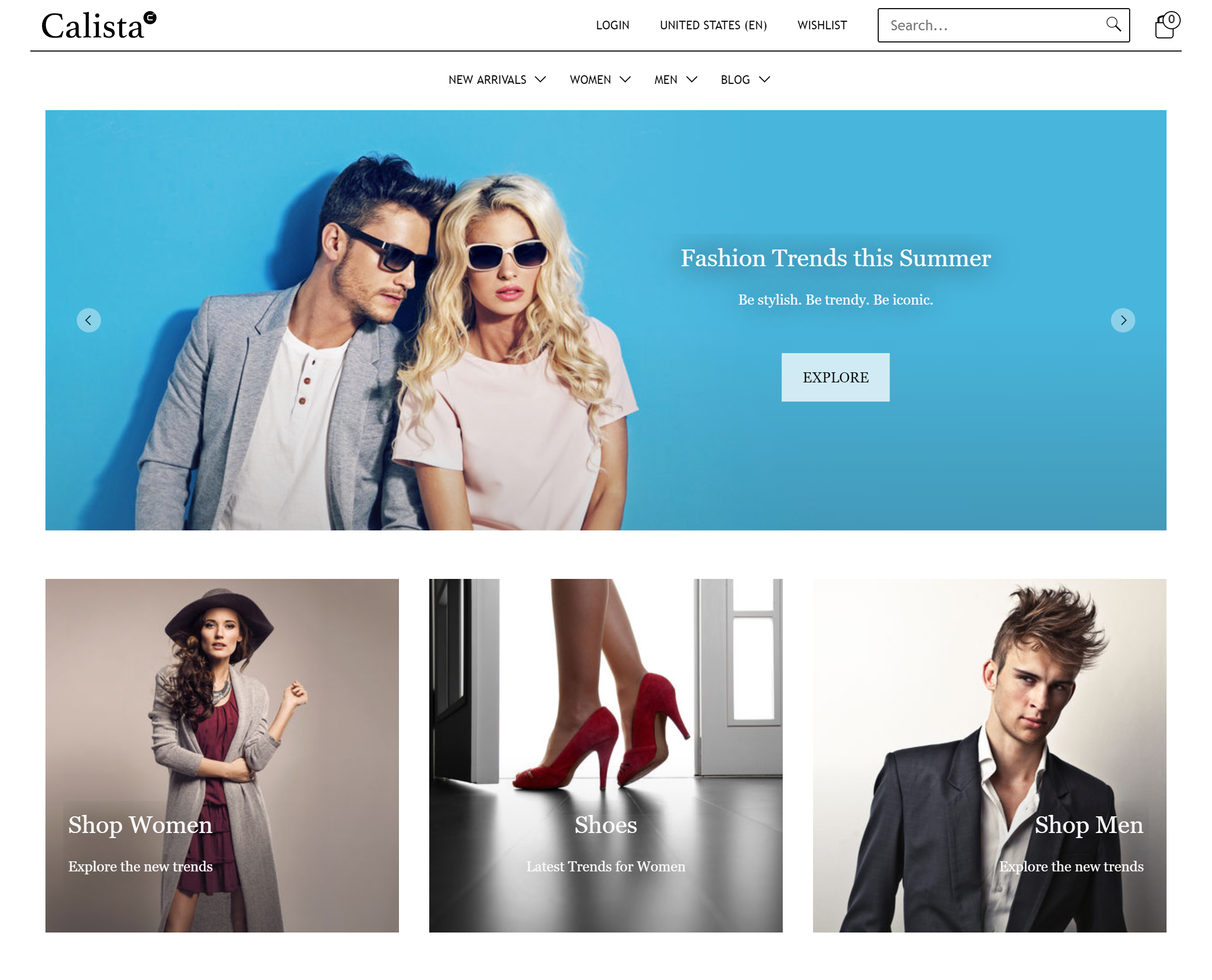 Calista Theme