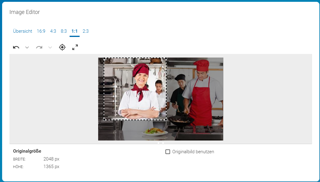 Entkoppelter Mittelpunkt