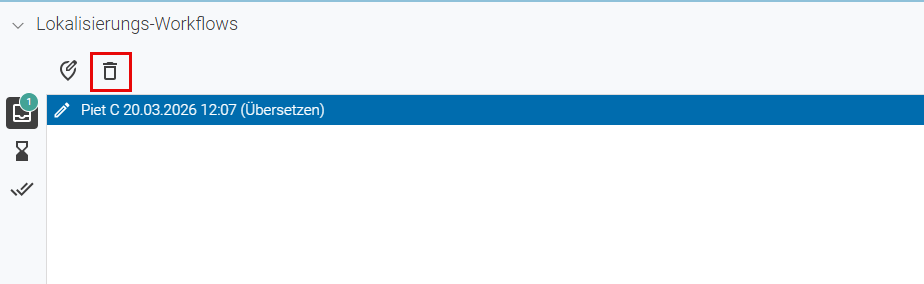 Übersetzungs-Workflow im Control-Room abbrechen
