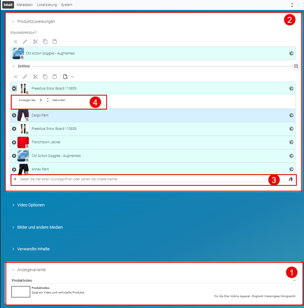 Produktvideo-Editor