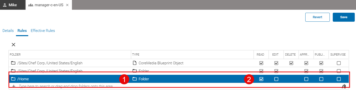 New rule in list