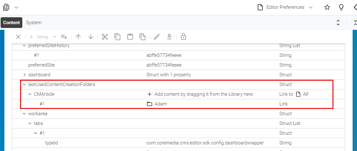 Editor Preferences