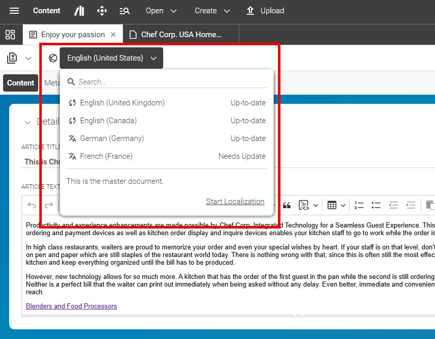 Locale Switcher
