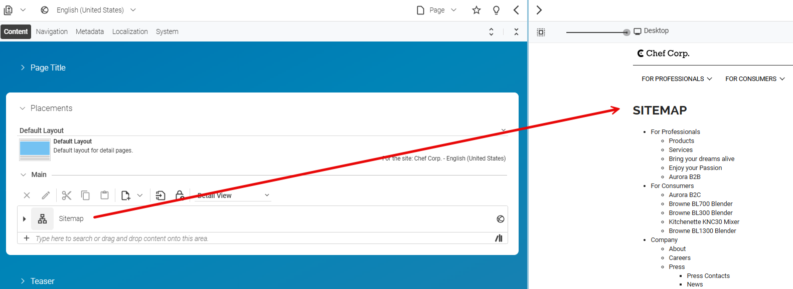 Adding a Sitemap