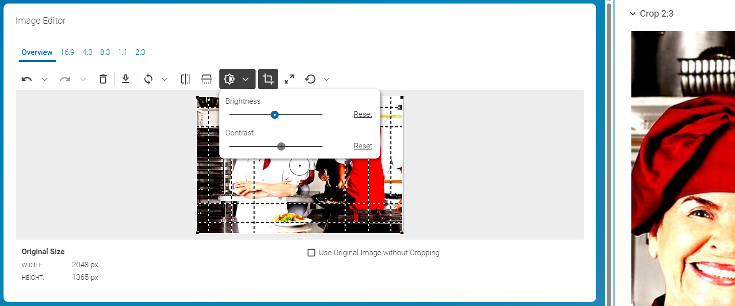 Exposure controls