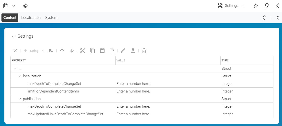 WorkflowValidation Settings