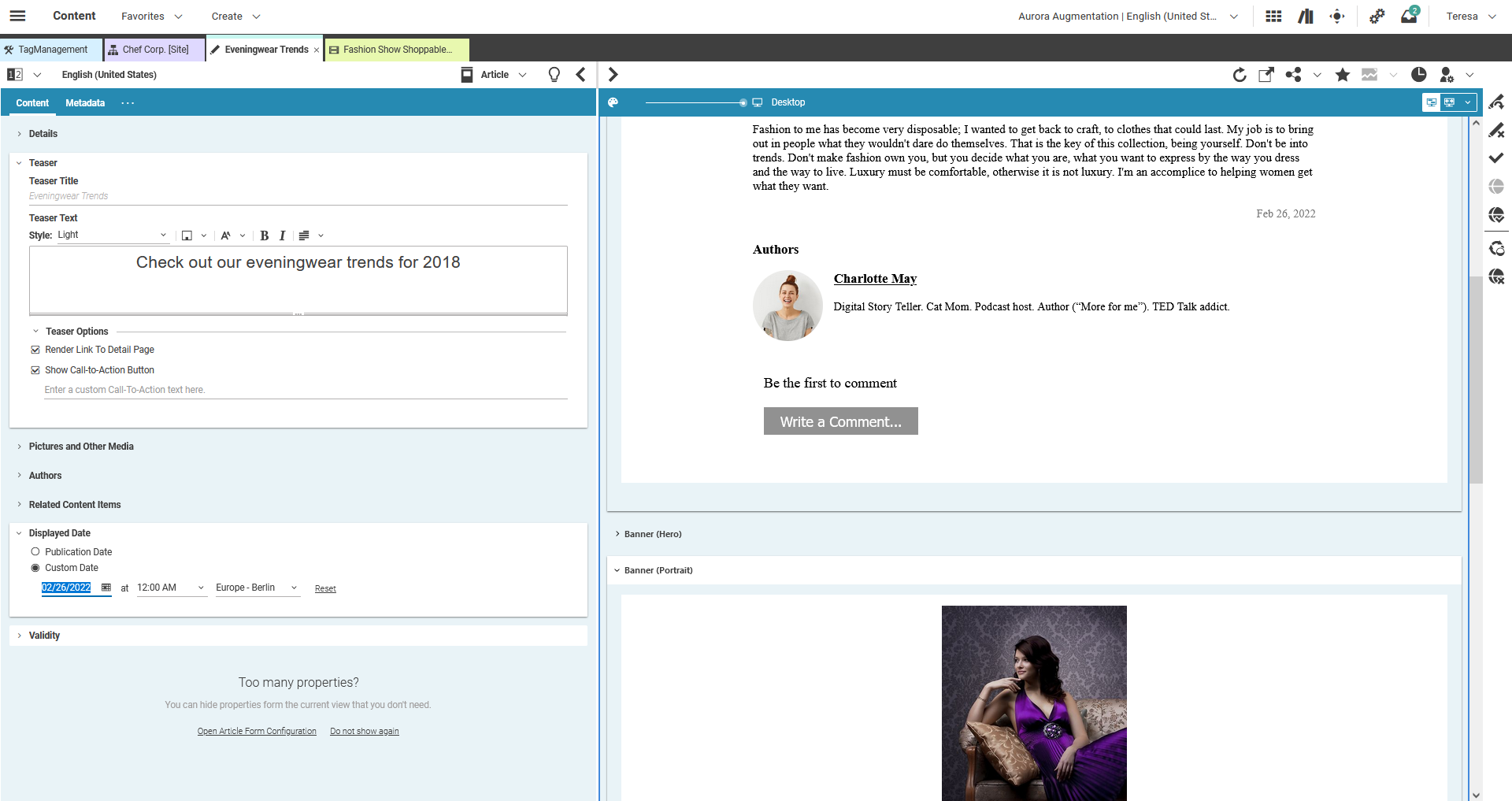 Setting a Custom Date