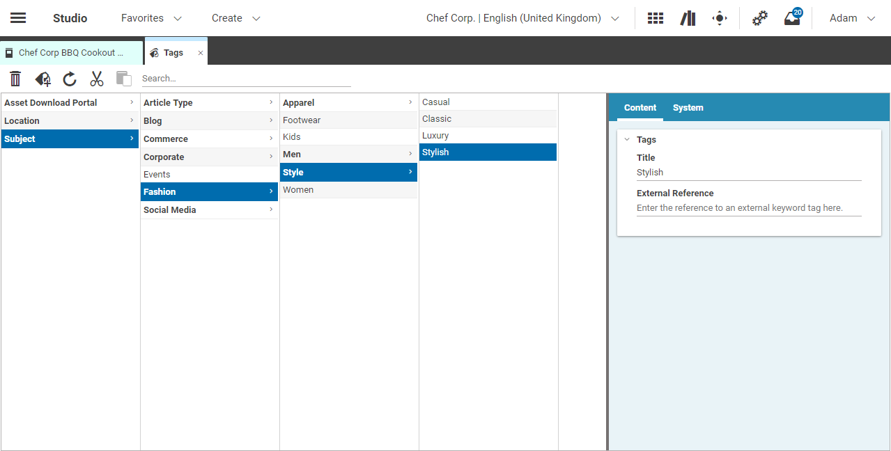 Taxonomy Administration Editor