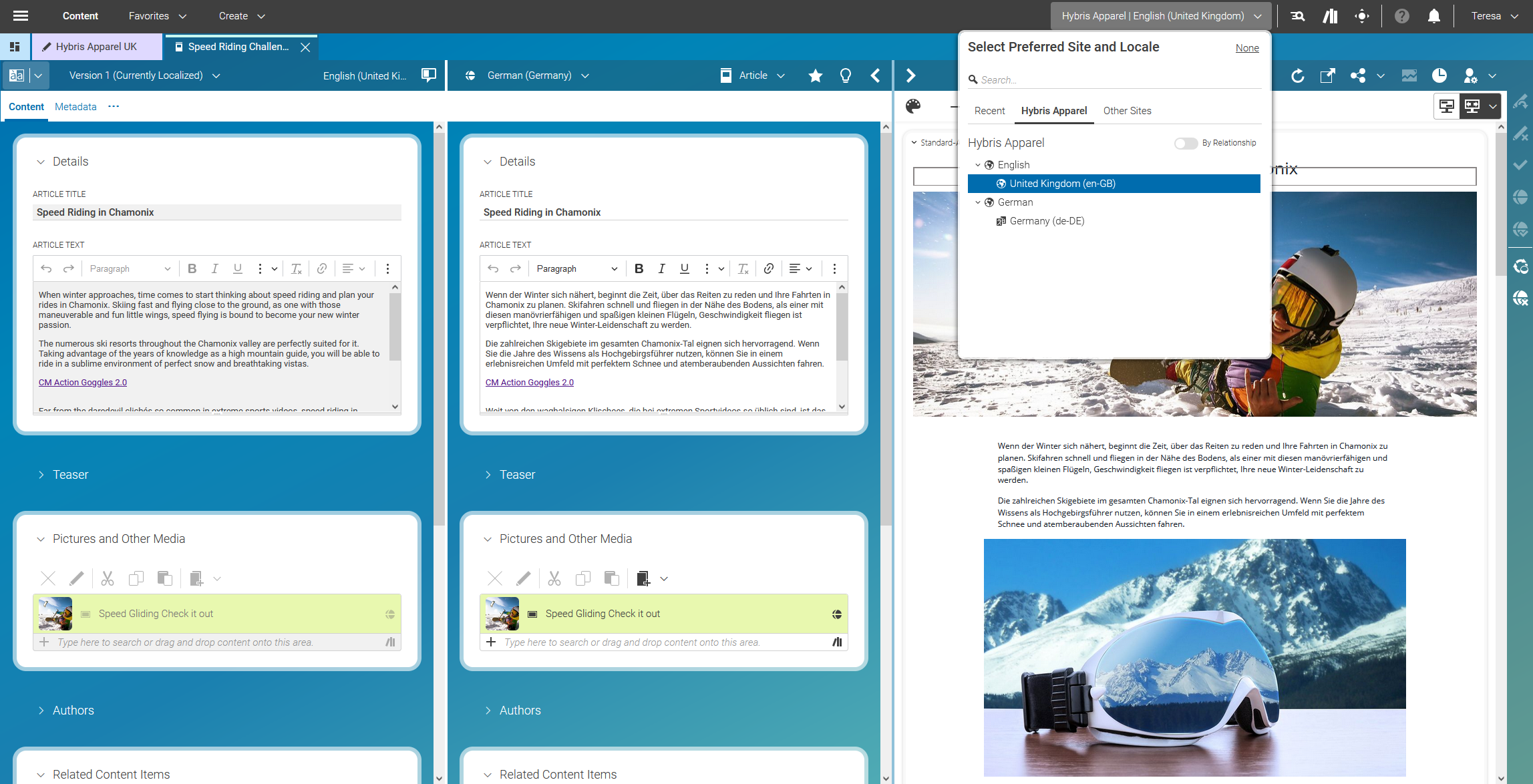 Strong Translation / Localization Capabilities