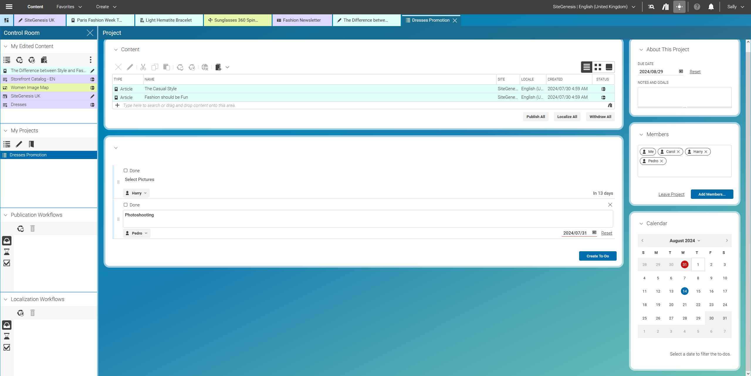 Collaboration in Teams