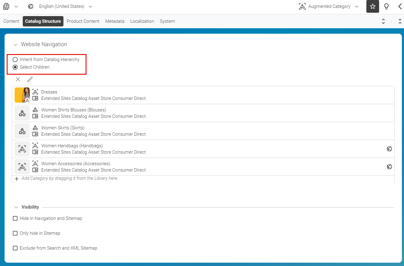 Make navigation editable