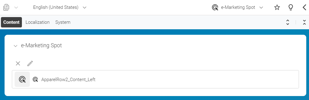 Newly created e-Marketing spot