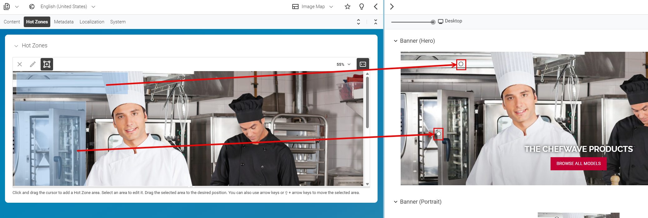 Hot Zones in an image map (pop-up)