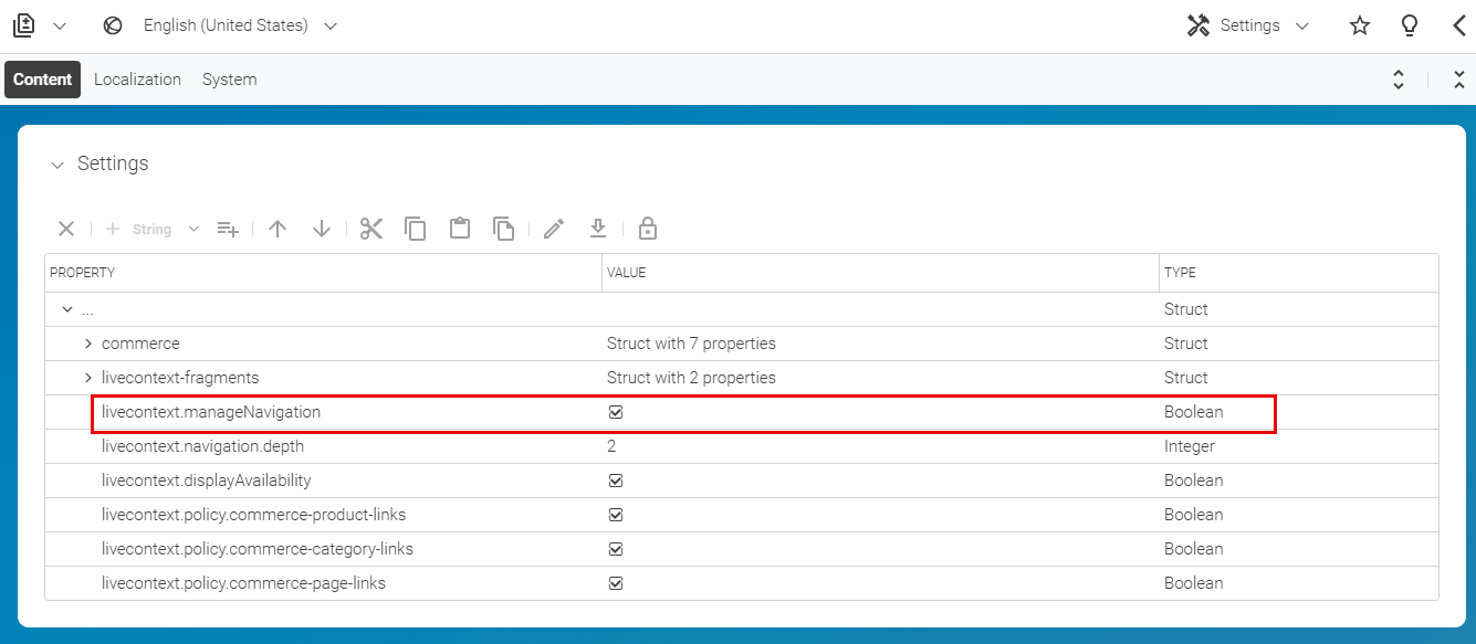 Enabling editing of navigation