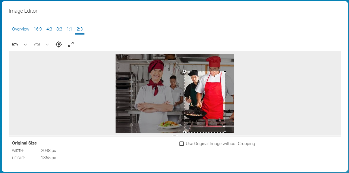 Decoupled selection frame