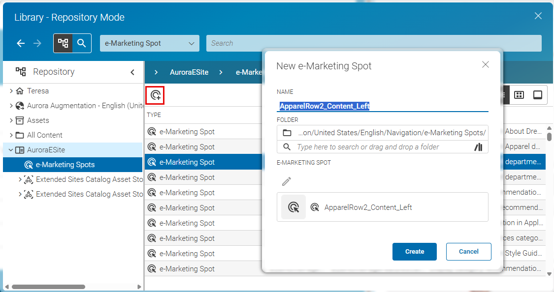 Creating an e-Marketing spot