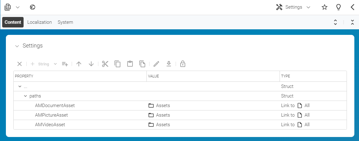Folder paths in Content Creation content